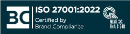 Brand Compliance iso27001:2022 certification logo